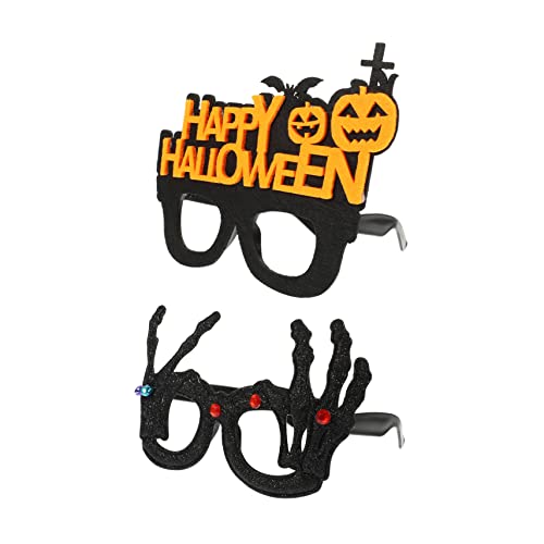 IMIKEYA 2Stücke Halloween Brille Lustige Cosplay Partybrillen Für Halloween Kreative Foto Requisiten Sicher Und Leicht Für Halloween Feiern Und Veranstaltungen IMIKEYA 2Stücke Halloween Brille Lustige Cosplay Partybrillen Für Halloween Kreative Foto Requisiten Sicher Und Leicht Für Halloween Feiern Und Veranstaltungen von IMIKEYA