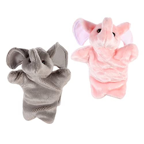 IMIKEYA 2Stücke Handpuppen Interaktive Tierhandpuppen Für Kreatives Geschichtenerzählen Und Rollenspiele Und Fördert Motorische Fähigkeiten von IMIKEYA