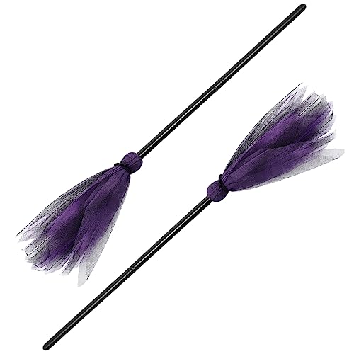 IMIKEYA 2Stücke Hexenbesen Für Halloween Dekoratives Cosplay Zubehör Für Kostümpartys Und Aufführungen Besen Für Kleine Hexen Und Zauberinnen IMIKEYA 2Stücke Hexenbesen Für Halloween Dekoratives Cosplay Zubehör Für Kostümpartys Und Aufführungen Besen Für Kleine Hexen Und Zauberinnen von IMIKEYA