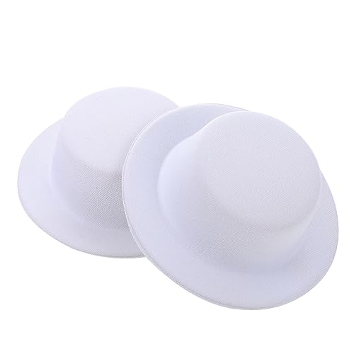 IMIKEYA 2Stücke Hüte DIY Haarschmuck Handgefertigte Kleine Hüte für Haarspangen aus Langlebigem Material Vielseitig Einsetzbar für Kreative Haaraccessoires von IMIKEYA