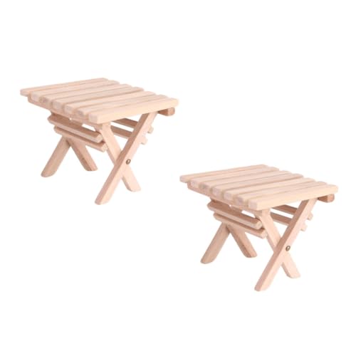 IMIKEYA 2 Stück Miniatur Klapptisch Möbel für Puppenhaus Kreativer Beistelltisch Holzoptik Langlebig für Kleiner Haus und Mikro Landschaftsmodelle IMIKEYA 2 Stück Miniatur Klapptisch Möbel für Puppenhaus Kreativer Beistelltisch Holzoptik Langlebig für Kleiner Haus und Mikro Landschaftsmodelle von IMIKEYA