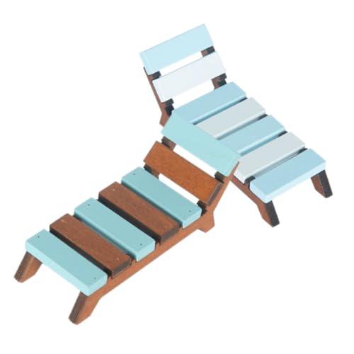 IMIKEYA 2Stücke Liegestuhl aus Holz Puppenhaus Möbel Mini Beach Stuhl für Garten Dekoration Puppenhaus Zubehör für Kreative Projekte IMIKEYA 2Stücke Liegestuhl aus Holz Puppenhaus Möbel Mini Beach Stuhl für Garten Dekoration Puppenhaus Zubehör für Kreative Projekte von IMIKEYA