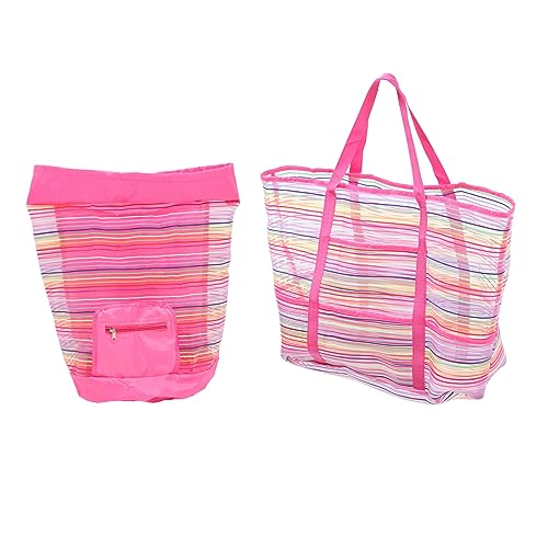 IMIKEYA 2Stücke Mesh Strandtaschen Für Atmungsaktive Badezimmertaschen Mit Fächern Für Muscheln Und Sandspielzeug Für Strand Und Urlaub IMIKEYA 2Stücke Mesh Strandtaschen Für Atmungsaktive Badezimmertaschen Mit Fächern Für Muscheln Und Sandspielzeug Für Strand Und Urlaub von IMIKEYA