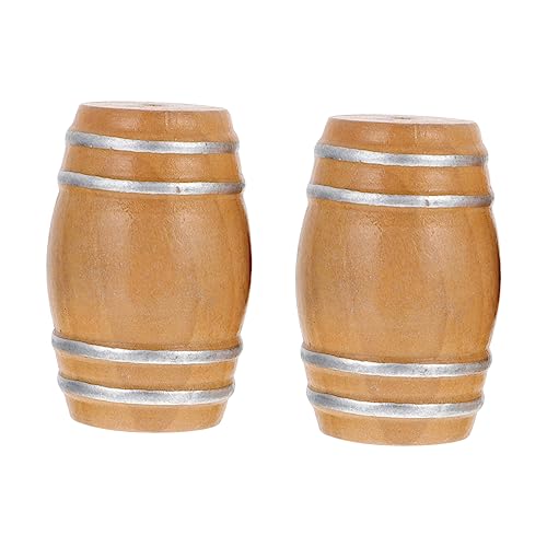IMIKEYA 2Stücke Mini Holz Bierfass Klassische Foto Requisiten Eimer Für Puppenhaus Deko Weinfass Modell Handgegossen Hochwertiges Holz Garten Wohnzimmer IMIKEYA 2Stücke Mini Holz Bierfass Klassische Foto Requisiten Eimer Für Puppenhaus Deko Weinfass Modell Handgegossen Hochwertiges Holz Garten Wohnzimmer von IMIKEYA