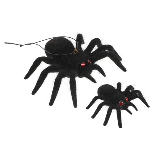 IMIKEYA 2Stücke Realistische Spinnen Für Halloween Deko Gruselige Spinnendekoration Für Innen Und Außen Simulationsspielzeug Und Partydeko IMIKEYA 2Stücke Realistische Spinnen Für Halloween Deko Gruselige Spinnendekoration Für Innen Und Außen Simulationsspielzeug Und Partydeko von IMIKEYA