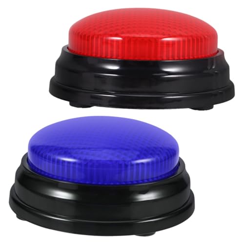 IMIKEYA 2Stücke Sound Button mit Licht für Spielabende Leuchtende Antwort Tasten für Partyspiele Einfach zu Bedienen für Wettkampfspiele Verschiedene Soundeffekte Sieges IMIKEYA 2Stücke Sound Button mit Licht für Spielabende Leuchtende Antwort Tasten für Partyspiele Einfach zu Bedienen für Wettkampfspiele Verschiedene Soundeffekte Sieges von IMIKEYA