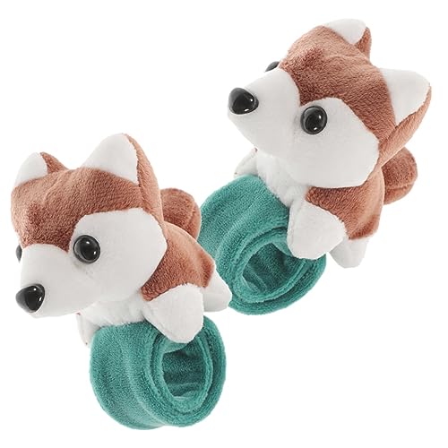 IMIKEYA Schlagarmband 2 Stück für Kinder Plüschmaterial und Leicht mit Hundedesign für Partys und Spielzeug von IMIKEYA