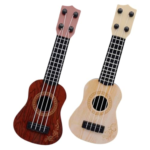 IMIKEYA 2Stücke Ukulele für Kleinkindgitarre aus Robustem Saiten Lernspielzeug für Musikalische Früherziehung für Jungen IMIKEYA 2Stücke Ukulele für Kleinkindgitarre aus Robustem Saiten Lernspielzeug für Musikalische Früherziehung für Jungen von IMIKEYA