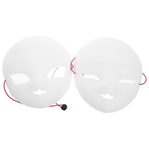 IMIKEYA 2Stücke Weiße Gesichtsmaske Dekorieren Leere Vollgesichtsmaske mit Netzgarn für Halloween Maskenbälle und Cosplay Aktivitäten Vielseitig Einsetzbar DIY Künstlerbedarf IMIKEYA 2Stücke Weiße Gesichtsmaske Dekorieren Leere Vollgesichtsmaske mit Netzgarn für Halloween Maskenbälle und Cosplay Aktivitäten Vielseitig Einsetzbar DIY Künstlerbedarf von IMIKEYA