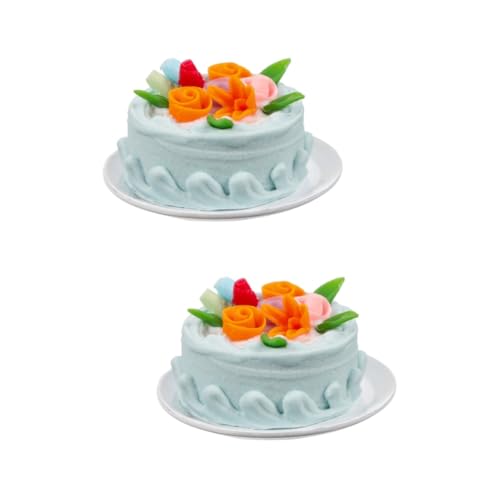 IMIKEYA Spielzeuge 2st Mini-Cupcakes Spielzeug Hochzeitsdeko Harz Pappbecher Meersalz Hochzeitsdekorationen von IMIKEYA