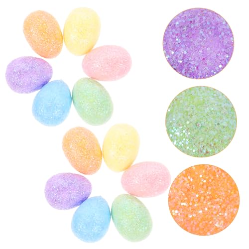 IMIKEYA 3 Ostereier Schäumt Eier Osterszenen-deko-requisite Eier-verzierung Kleines Osterei Schmücken Mini-eier Osterdeko Festival-szene- Ei Zum Selber Basteln Osterei- Schaum von IMIKEYA
