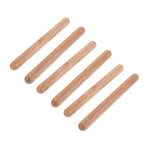 IMIKEYA 3 Paare Klanghölzer aus Massivem Rhythmusstöcke für Anfänger und Musikalische Früherziehung Percussion Instrument zur des Rhythmusgefühls IMIKEYA 3 Paare Klanghölzer aus Massivem Rhythmusstöcke für Anfänger und Musikalische Früherziehung Percussion Instrument zur des Rhythmusgefühls von IMIKEYA