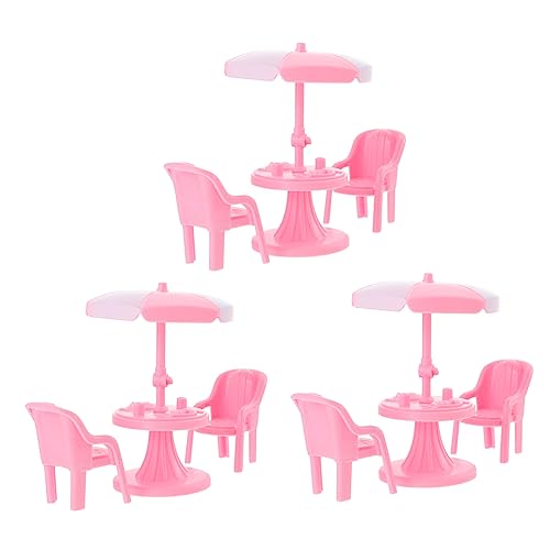 IMIKEYA 3 Sätze Mini-Stuhlschirm Miniatures strandspielzeug Miniaturfigur Strand Accessoires Mini-Sonnenschirmmodell tragbar puppenhaus Tisch Stuhl Modelle Simulations-Requisiten Abs Weiß IMIKEYA 3 Sätze Mini-Stuhlschirm Miniatures strandspielzeug Miniaturfigur Strand Accessoires Mini-Sonnenschirmmodell tragbar puppenhaus Tisch Stuhl Modelle Simulations-Requisiten Abs Weiß von IMIKEYA