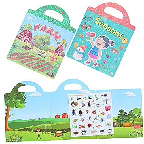 IMIKEYA 3 Sätze Stickerbuch Für Aufkleber Kleinkindspielzeug Buch Mit Abziehbildern Für Stickerbuch Zur Kindererziehung DIY-stickerbuch Wasserdichtes Umweltschutz-szenenbuch IMIKEYA 3 Sätze Stickerbuch Für Aufkleber Kleinkindspielzeug Buch Mit Abziehbildern Für Stickerbuch Zur Kindererziehung DIY-stickerbuch Wasserdichtes Umweltschutz-szenenbuch von IMIKEYA