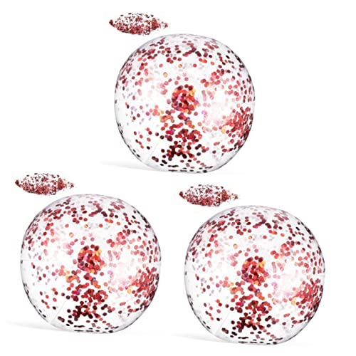 IMIKEYA 3 Stück Ballon Wasserball Spiel Aufblasbare Strandbälle Party Strandbälle Für Glitzerkugeln Aufblasbare Bälle Aufblasbarer Ball Umweltschutz-pvc IMIKEYA 3 Stück Ballon Wasserball Spiel Aufblasbare Strandbälle Party Strandbälle Für Glitzerkugeln Aufblasbare Bälle Aufblasbarer Ball Umweltschutz-pvc von IMIKEYA