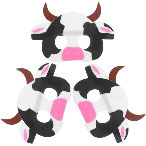 IMIKEYA 3 Stück Fuchs Maske Fuchsmaske Erwachsene Und Halloween-tiermaske Geburtstagsfeiermaske Fuchs-tiermaske Für Maskerade Masken Maskerademaske Hoch Vlies von IMIKEYA