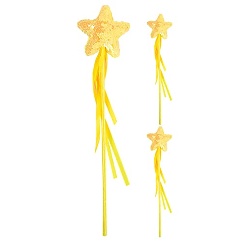 IMIKEYA 3 Stück Glitzernde Feenstäbe Sternform mit Ribbons Handheld Spielzeuge für Partydekoration für Geburtstagsfeiern und Bastelprojekte IMIKEYA 3 Stück Glitzernde Feenstäbe Sternform mit Ribbons Handheld Spielzeuge für Partydekoration für Geburtstagsfeiern und Bastelprojekte von IMIKEYA
