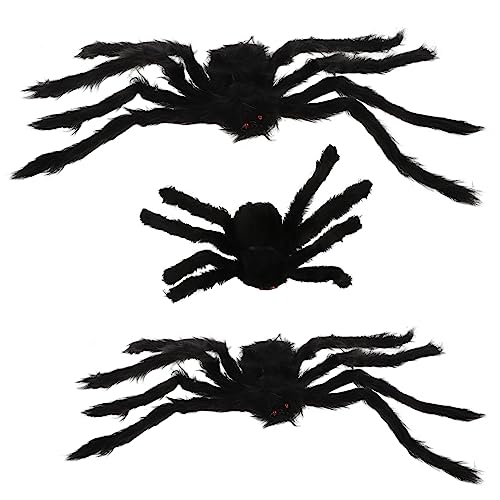 IMIKEYA 3 Stück Halloween-spinne Realistisch Halloween-Dekorationen Spinne Streich Halloween Wohnkultur Gruselig Drinnen Spukhaus Spinnen Simulationsspinne Black Plüsch IMIKEYA 3 Stück Halloween-spinne Realistisch Halloween-Dekorationen Spinne Streich Halloween Wohnkultur Gruselig Drinnen Spukhaus Spinnen Simulationsspinne Black Plüsch von IMIKEYA
