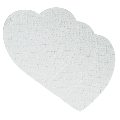 IMIKEYA 3 Stück Herzform Sublimationspuzzle Puzzle für DIY Wärmeübertragung Glänzende Oberfläche Bastelidee für Kreative und Designs IMIKEYA 3 Stück Herzform Sublimationspuzzle Puzzle für DIY Wärmeübertragung Glänzende Oberfläche Bastelidee für Kreative und Designs von IMIKEYA