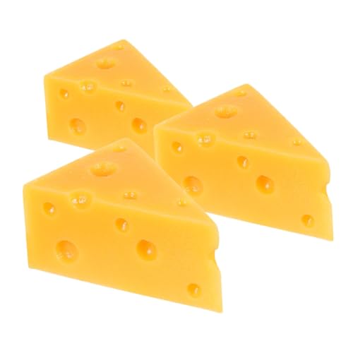 IMIKEYA 3 Stück Käsemodell Künstliches Essen Gefälschtes Essen Simulationskäse Lebensmittel-Requisiten Zur Präsentation Falsches Käse Käsespielzeug Käse Dekorationen Orange Harz IMIKEYA 3 Stück Käsemodell Künstliches Essen Gefälschtes Essen Simulationskäse Lebensmittel-Requisiten Zur Präsentation Falsches Käse Käsespielzeug Käse Dekorationen Orange Harz von IMIKEYA