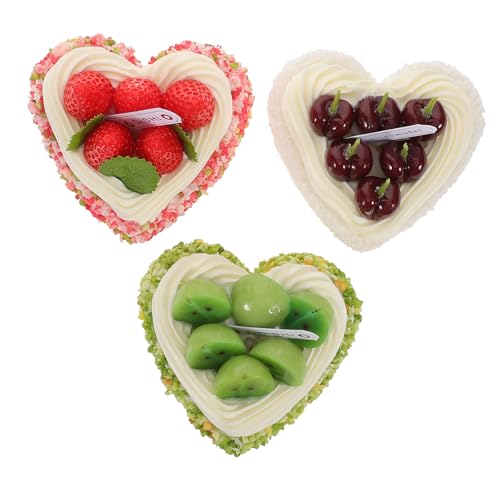 IMIKEYA 3 Stück Kuchen-Modell Kuchen Modell Herz Kuchen Kunstkuchen Küchen Dekoration Kuchen Fake Kuchen Simulation Essen Dessert Requisiten für Lebensmittelpräsentationen Hartschaum IMIKEYA 3 Stück Kuchen-Modell Kuchen Modell Herz Kuchen Kunstkuchen Küchen Dekoration Kuchen Fake Kuchen Simulation Essen Dessert Requisiten für Lebensmittelpräsentationen Hartschaum von IMIKEYA