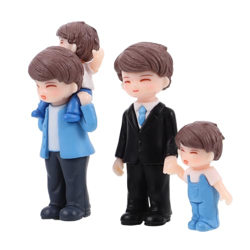 IMIKEYA 3 Stück Mikro-Landschafts-Puppenornamente Desktop Statue Vater-Kind-Skulpturen Mini Figur für Papa zum Vatertag Sohn-Ornament für Vater und Sohn Harz IMIKEYA 3 Stück Mikro-Landschafts-Puppenornamente Desktop Statue Vater-Kind-Skulpturen Mini Figur für Papa zum Vatertag Sohn-Ornament für Vater und Sohn Harz von IMIKEYA