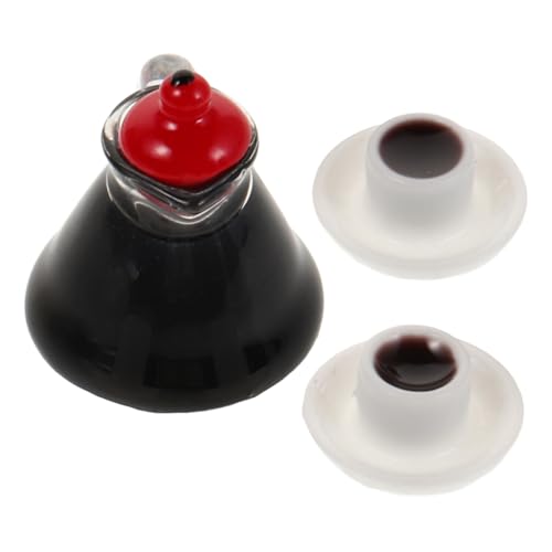 IMIKEYA 3 Stück Mini Kaffeekanne Vintage Mini Figuren Enten Aus Kunstharz Puppenhaus Miniatur Geschirr Nähmaschinen Mini Gummienten In Großen Mengen Mini Figuren In Großen von IMIKEYA