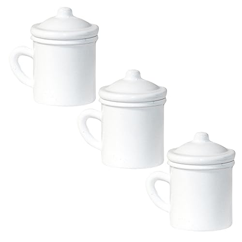 IMIKEYA 3 Stück Mundwasser- Toothbrush Cup puppenhaus deko Puppenhaus Accessoires puppenhauszubehör Miniaturmöbelzubehör Miniatur- -Tassen Mini-Hausmilchbecher Legierung Weiß IMIKEYA 3 Stück Mundwasser- Toothbrush Cup puppenhaus deko Puppenhaus Accessoires puppenhauszubehör Miniaturmöbelzubehör Miniatur- -Tassen Mini-Hausmilchbecher Legierung Weiß von IMIKEYA
