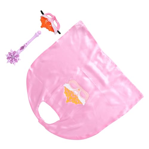 IMIKEYA 3 Stück Prinzessin Dress -up -Set Prinzessin verkleiden Cape Prinzessinnen-Partyzubehör Kleider anziehen Halloween-Cosplay-Zubehör Feen Party Zauberstäbe Stoff Rosa IMIKEYA 3 Stück Prinzessin Dress -up -Set Prinzessin verkleiden Cape Prinzessinnen-Partyzubehör Kleider anziehen Halloween-Cosplay-Zubehör Feen Party Zauberstäbe Stoff Rosa von IMIKEYA