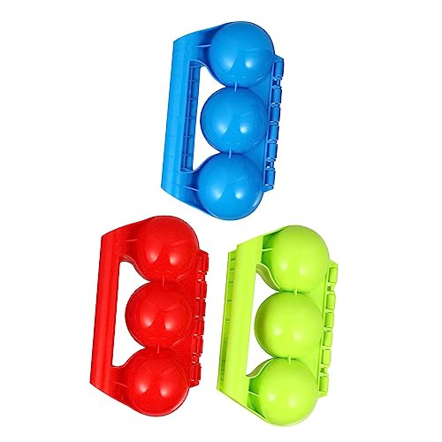 IMIKEYA 3 Stück Schneeballformer aus Robustem Kunststoff für Jahren für Winterliche Outdoor Spiele und Schneeballschlachten Sichere Handhabung Zufällige Farbe IMIKEYA 3 Stück Schneeballformer aus Robustem Kunststoff für Jahren für Winterliche Outdoor Spiele und Schneeballschlachten Sichere Handhabung Zufällige Farbe von IMIKEYA