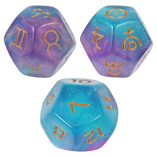 IMIKEYA 3 Stück Seitige Multi Faceted Acryl für Spiele für Partys und Tischspiele IMIKEYA 3 Stück Seitige Multi Faceted Acryl für Spiele für Partys und Tischspiele von IMIKEYA