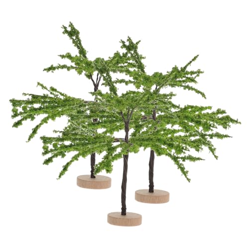 IMIKEYA 3 Stück Simulationslandschaftsbaum grüne Landschaft Landschaftsmodell Miniaturbäume zum Basteln künstlicher Baum klein Mini-Landschaftsbäume Mini-Szenenzubehör-Modellbäume Plastik IMIKEYA 3 Stück Simulationslandschaftsbaum grüne Landschaft Landschaftsmodell Miniaturbäume zum Basteln künstlicher Baum klein Mini-Landschaftsbäume Mini-Szenenzubehör-Modellbäume Plastik von IMIKEYA