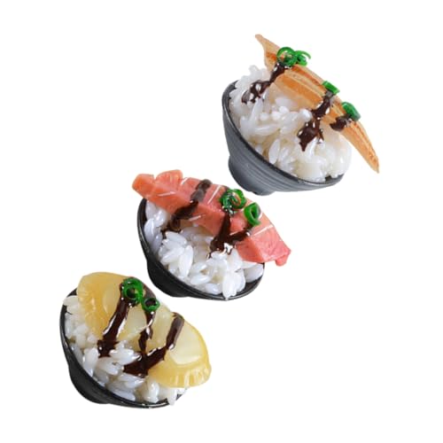IMIKEYA 3 Stück Simulierte Sushi -spielzeuge Spielzeugküchenzubehör Spielzeugnahrung Essen Spielspielzeug Vorgeben Sie Küchenfutter Essen PVC IMIKEYA 3 Stück Simulierte Sushi -spielzeuge Spielzeugküchenzubehör Spielzeugnahrung Essen Spielspielzeug Vorgeben Sie Küchenfutter Essen PVC von IMIKEYA
