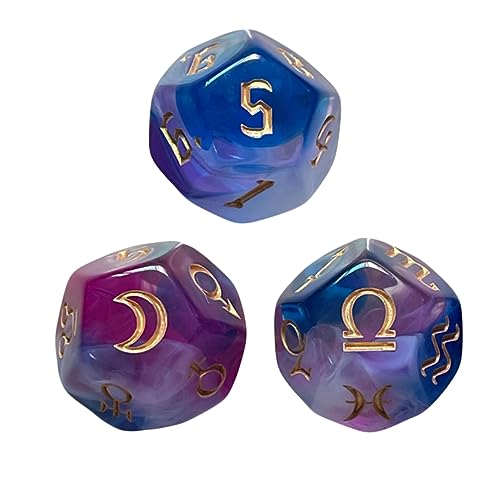 IMIKEYA 3 Stück Teiliges Bunter Polyeder aus Acryl Seitige für Brettspiele Party Events und Spieleabende Leicht und Tragbar für Familienspaß und Gesellige Runden IMIKEYA 3 Stück Teiliges Bunter Polyeder aus Acryl Seitige für Brettspiele Party Events und Spieleabende Leicht und Tragbar für Familienspaß und Gesellige Runden von IMIKEYA