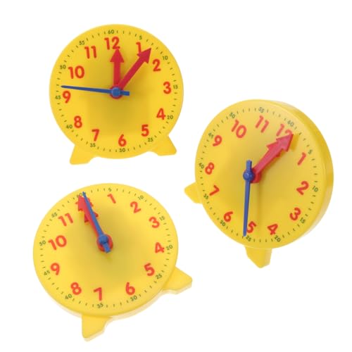 IMIKEYA Lehr Uhrmodell für Kinder Pädagogisches Spielzeug 10cm Abnehmbar Sicher und Praktisch zur Zeitwahrnehmung für Schulunterricht 3 Stück IMIKEYA Lehr Uhrmodell für Kinder Pädagogisches Spielzeug 10cm Abnehmbar Sicher und Praktisch zur Zeitwahrnehmung für Schulunterricht 3 Stück von IMIKEYA
