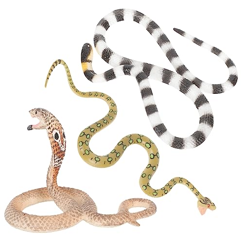IMIKEYA 3 Stück Teiliges Schlangenfigur Realistische Deko für Jungen und Lernspielzeug Kreativität und Vorstellungskraft Zuhause und Unterwegs IMIKEYA 3 Stück Teiliges Schlangenfigur Realistische Deko für Jungen und Lernspielzeug Kreativität und Vorstellungskraft Zuhause und Unterwegs von IMIKEYA