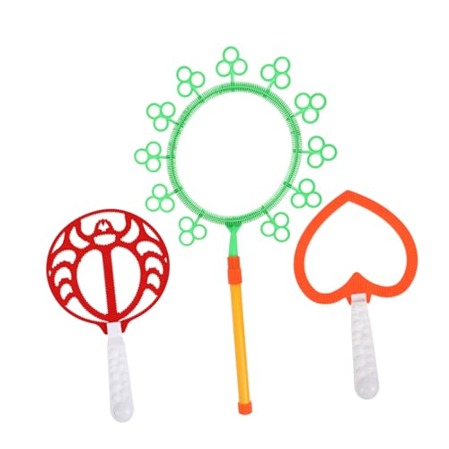 IMIKEYA 3 Stück Teiliges Set Seifenblasenstäbe Großes Blasenspielzeug für Outdoor Aktivitäten und Partys mit Bunten Mustern für Riesige Seifenblasen Spaß im Freien IMIKEYA 3 Stück Teiliges Set Seifenblasenstäbe Großes Blasenspielzeug für Outdoor Aktivitäten und Partys mit Bunten Mustern für Riesige Seifenblasen Spaß im Freien von IMIKEYA
