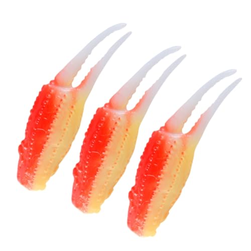 IMIKEYA 3 Stück Tempura Garnelen Modellspielzeug Krabbenscheren Dekorationen Winzige Gefälschte Krabben DIY Zubehör Pädagogisches Krabbenscheren Dekore Künstliche Simulation IMIKEYA 3 Stück Tempura Garnelen Modellspielzeug Krabbenscheren Dekorationen Winzige Gefälschte Krabben DIY Zubehör Pädagogisches Krabbenscheren Dekore Künstliche Simulation von IMIKEYA