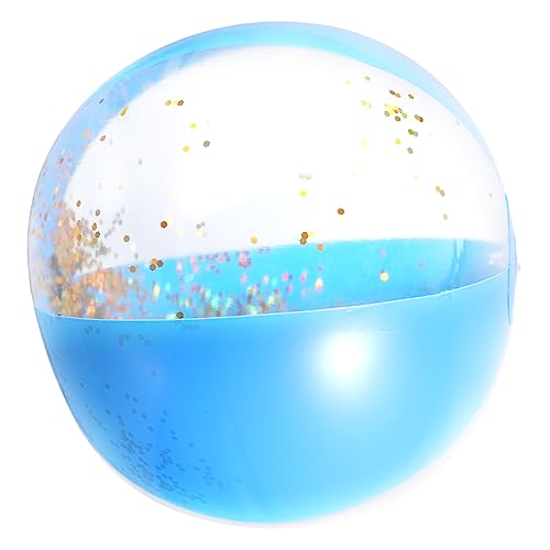 IMIKEYA 3 Stücke Glitter Strandball Aufblasbare Pool Strandbälle Glitter Pailletten Strandball Schwimmbad Ball Wasser Aufblasbarer Ball Großer Aufblasbarer Strandball Kleiner Strandball von IMIKEYA