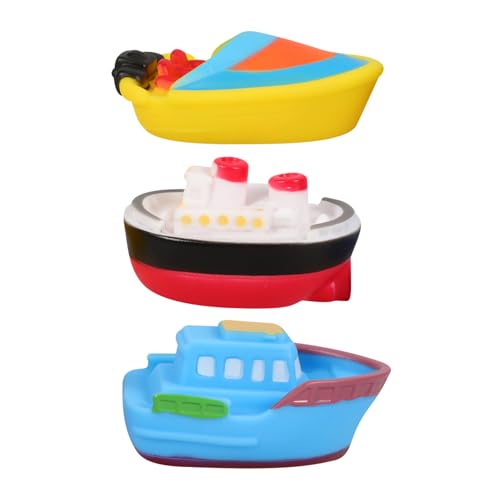IMIKEYA 3 Teiliges Badeboot Badespielzeug Badewannenspielzeug Für Kleinkinder Für Babys Duschspielzeug Wasserspiel Badespielzeug Wasserspielzeug Duschspielzeug Cartoon von IMIKEYA