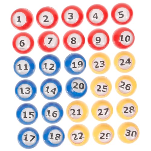 IMIKEYA 30 Stück Bingo -Ball Requisiten für Barspiele Plastikkugeln Partyspiel Bälle Requisiten Bälle für die Heimparty Kugel Requisiten Gewinnspielkugeln Nahtlose Bälle IMIKEYA 30 Stück Bingo -Ball Requisiten für Barspiele Plastikkugeln Partyspiel Bälle Requisiten Bälle für die Heimparty Kugel Requisiten Gewinnspielkugeln Nahtlose Bälle von IMIKEYA