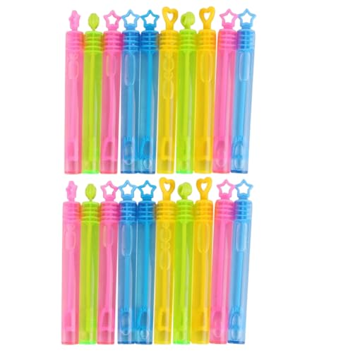 IMIKEYA 30 Stück Blasenzauberstab Outdoor draußen Toys for kleinspielzeug seifenblasen Set Mini-Bubble-Sticks Bunte Blasenstäbe Partygeschenk Plastik IMIKEYA 30 Stück Blasenzauberstab Outdoor draußen Toys for kleinspielzeug seifenblasen Set Mini-Bubble-Sticks Bunte Blasenstäbe Partygeschenk Plastik von IMIKEYA