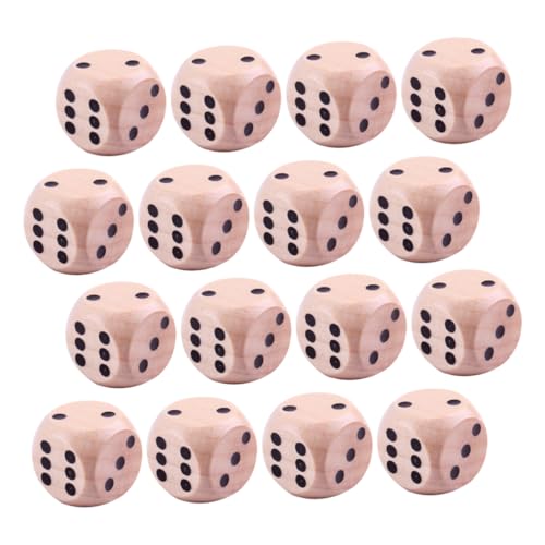 IMIKEYA 30 Stück Holz Punktwürfel Spielzähler Spieltisch Würfelspiele Brettspiel Standard Spielwürfel Kunstwürfel Q Less Spiel Wortwürfel Spielwürfel Lustige Holzwürfel Party IMIKEYA 30 Stück Holz Punktwürfel Spielzähler Spieltisch Würfelspiele Brettspiel Standard Spielwürfel Kunstwürfel Q Less Spiel Wortwürfel Spielwürfel Lustige Holzwürfel Party von IMIKEYA