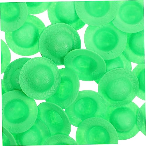 IMIKEYA 30 Stück Mini-Hut Mini-Geburtstagshüte für individuelle Mütze Miniaturpuppen Stroh kindertagsgeschenk plastikenten Puppenkleidung Miniaturhüte basteln Puppe Miniaturhüte Green IMIKEYA 30 Stück Mini-Hut Mini-Geburtstagshüte für individuelle Mütze Miniaturpuppen Stroh kindertagsgeschenk plastikenten Puppenkleidung Miniaturhüte basteln Puppe Miniaturhüte Green von IMIKEYA