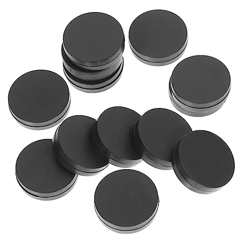 IMIKEYA 30 Stück Teiliges Runde Schwarze und Weiße Spielsteine für Brettspiele Langlebige Ersatzteile aus Kunststoff für Schach und Dame Portable Spielzubehör für Unterwegs von IMIKEYA