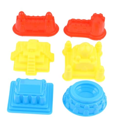 IMIKEYA 30 Stück Teiliges Sandburgen Spielset für Robuste Kunststoffformen Zufälligen Farben für Strandspiel und Kreative Drinnen und Draußen Zufällige Farbe von IMIKEYA