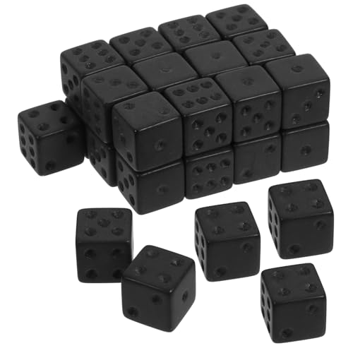 IMIKEYA 30 Stück Würfel -Brettspielzubehör Spiel Würfel lustige Würfel Würfelspiele Tischspielwürfel große Würfel klein spielsachen Würfel Masse Acryl-Spielrequisite Black IMIKEYA 30 Stück Würfel -Brettspielzubehör Spiel Würfel lustige Würfel Würfelspiele Tischspielwürfel große Würfel klein spielsachen Würfel Masse Acryl-Spielrequisite Black von IMIKEYA