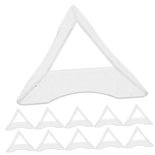 IMIKEYA 30 Stück Zauberwürfelbasis Stand Mini Anzeige Puzzle Würfelständer Plastik Transparent von IMIKEYA