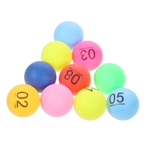 IMIKEYA 30 Teiliges Elektronische Aktivität Aus Kunststoff Hohl Lustig Für Zuhause Party – Tennis Nummerierte Unterhaltung Kleine Spiele Requisiten Für Kugelbälle von IMIKEYA