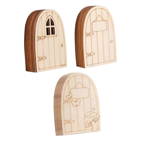 IMIKEYA 30Stücke Holz Tür Dekorationsset Teilig Kreative Puppenstuben Verzierungen für DIY Miniaturhäuser Fenster und Tür Designs Hochwertiges Holz für Bastelprojekte IMIKEYA 30Stücke Holz Tür Dekorationsset Teilig Kreative Puppenstuben Verzierungen für DIY Miniaturhäuser Fenster und Tür Designs Hochwertiges Holz für Bastelprojekte von IMIKEYA